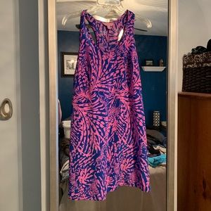 Lilly Pulitzer Silk Racer Back Dress